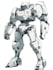 create retro mecha or scifi gundam art