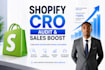 do shopify conversion rate optimization and cro audit to increase sale