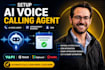 setup ai voice calling agent, crm appointment booking, vapi, retell, ghl, twilio