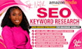 do extensive amazon kdp seo keyword research,categories and competitor analysis