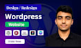 design or redesign a wordpress website with elementor