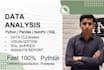 do statistical data analysis and visualization using python and sql