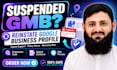 fix gmb suspension and reinstate suspended gmb