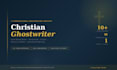 ghost write your christian books and devotionals