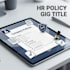 write company employee handbook policies