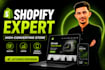 design a professional shopify store that converts