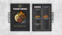 design restaurant menu and price list