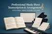 transcribe music into sheet music and notation, finale, sibelius and dorico