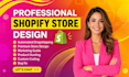 setup profitable shopify website or shopify store design