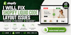 fix shopify liquid code and layout issues