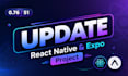 update your react native, expo project to the latest version
