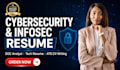 write a professional cybersecurity resume and infosec cv for soc analysts