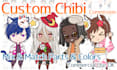 make custom chibi character, mix and match, ych
