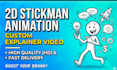 create a custom 2d stickman animation explainer video