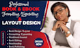 do amazon KDP book formatting and typesetting