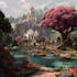 do a fantasy landscape design