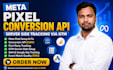 set up meta pixel conversion API, GTM server side tracking and GTM