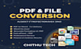 convert PDF and office files accurately