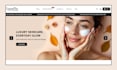 design skincare website beauty website
