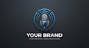 design a professional microphone logo for your brand