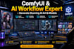 build comfyui stable diffusion workflow, lora training and ai influencer models