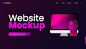 design a modern website mockup