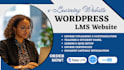 create an lms website with elearning courses using tutor lms pro or learndash