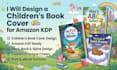 design childrens book cover for KDP