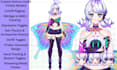 design and rig custom live2d vtuber model anime vtuber live2d rigging 2d vtuber