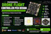 design drone flight controller pcb for ardupilot, pixhawk and esc