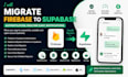 migrate firebase to supabase authentication realtime chat, notifications