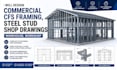 design commercial cfs framing, steel stud shop drawings warehouse, workshop