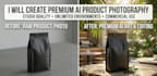 create premium ai product photography and e commerce product editing