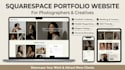design squarespace portfolio website for photographers and creatives