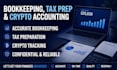 do bookkeeping, tax preparation and crypto transaction tracking