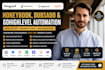 setup honeybook CRM, dubsado and gohighlevel automation