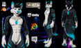 do custom vrchat avatar 3d furry avatar vrc vtuber model physbones, expression