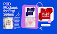 create realistic etsy tshirt mockups for your pod listings