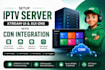 setup iptv admin server xtream ui, xui one with cdn integration, stream