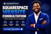 design a squarespace consultation website squarespace redesign website expert