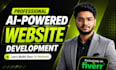 develop ai websites, ai web apps, ai chatbots, and custom web solutions