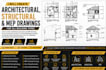 create architectural structural and mep cad drawings