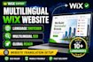create wix multilingual website with language switcher and SEO