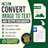 convert image to text and retype documents accurately