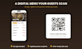 design a digital qr code menu for your restaurant or café