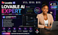 develop ai web app using lovable dev
