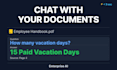 build an ai chatbot that answers questions from your documents