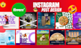 create facebook ads design for social media and instagram carousel post