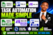 google sheets trello make com task automation integration hubspot n8n honeybook