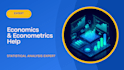 provide economics, econometrics and statistical data analysis assgnmnts help